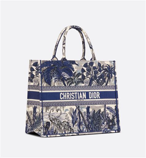 The Dior Book Tote with Palm Trees